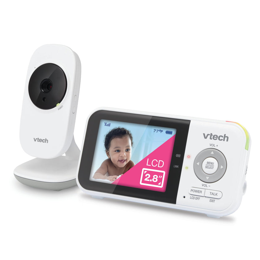 VTech VM819 Baby Monitor, 2.8” Screen, Night Vision, 2-Way Audio, Temperature Sensor and Lullabies, Secure Transmission No WiFi 🍁 All In One Marketplace Canada