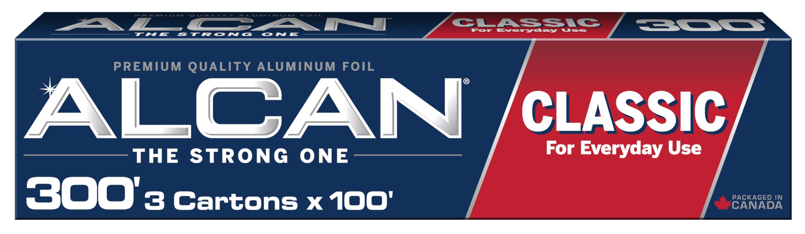 ALCAN Aluminum Foil Classic, 12 Inches x 100 Feet 3-count (Pack of 3) 🍁 All In One Marketplace Canada