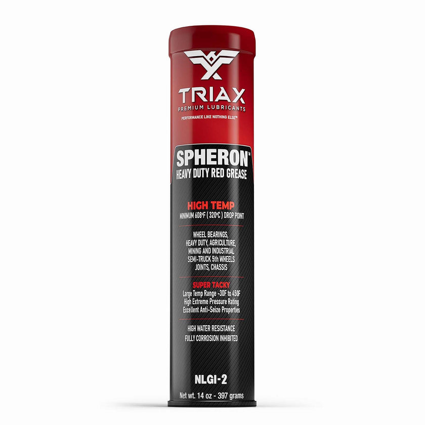 TRIAX Spheron Grease NLGI-2 Lithium Complex, High Temp, Super Heavy Duty | Ultra Tacky, EP, Waterproof | for 5th Wheel, Joints, Pivots, Wheel Bearings, and Chassis (14 Oz Tube) 🍁 All In One Marketplace Canada