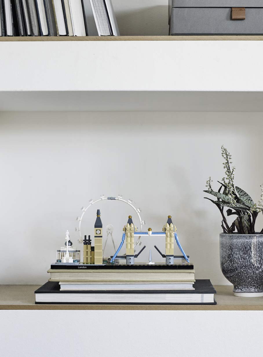LEGO Architecture London Skyline 21034 Collectible Model Building Kit with London Eye, Big Ben, and Tower Bridge, Office Home Décor, Skyline Collection 🍁 All In One Marketplace Canada