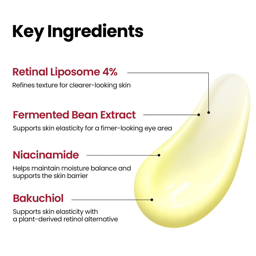 Seoul 1988 Eye Cream: Retinal Liposome 4% +Fermented Bean 30ml 🍁 All In One Marketplace Canada