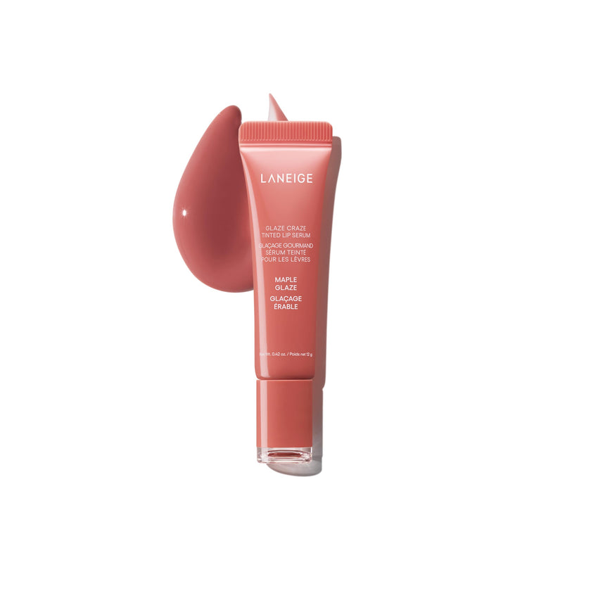 LANEIGE Glaze Craze Tinted Lip Serum, Maple Glaze: Hydrating Lip Serum for Glossy, Nourished Lips with Plumping Polypeptides 🍁 All In One Marketplace Canada