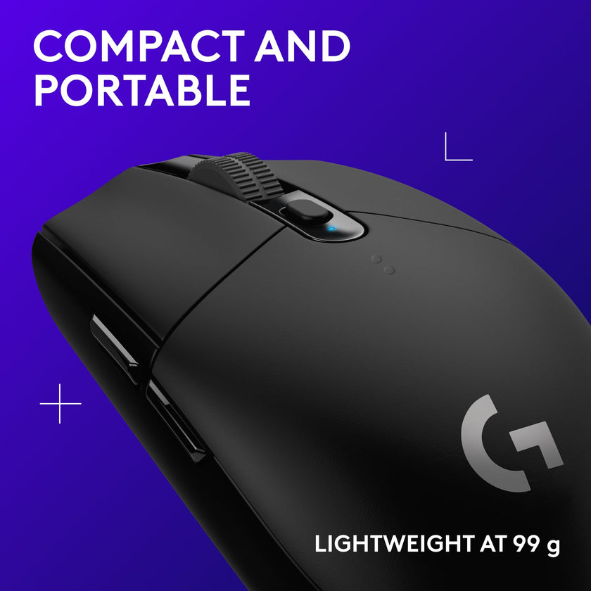 Logitech G305 Lightspeed Wireless Gaming Mouse, Hero Sensor, 12,000 DPI, Lightweight, 6 Programmable Buttons, 250h Battery, On-Board Memory, Compatible with PC, Mac - Black 🍁 All In One Marketplace Canada