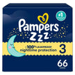 Pampers ZZZ Overnight Diapers, Size 3, Nighttime Protection Disposable Baby Diaper, 1 Pack (Count of 66) 🍁 All In One Marketplace Canada