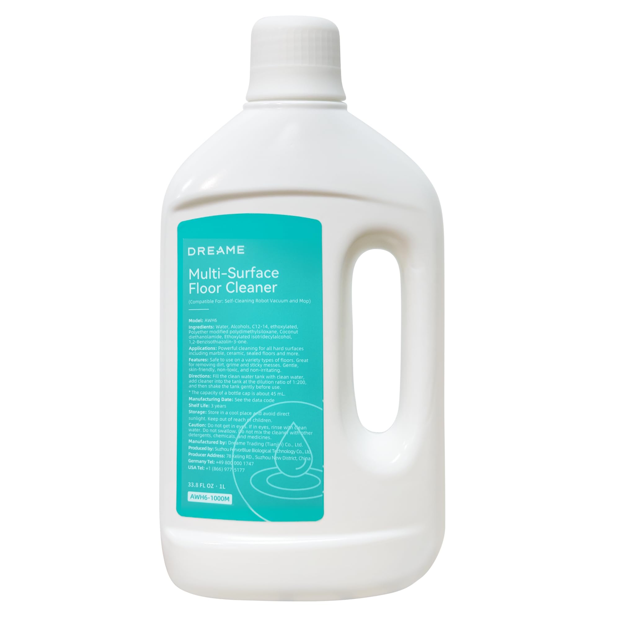 DREAME Floor Cleaning Solution Compatible with Aqua10-Series/X-Series/L-Series Robot Vacuum and Mop (33.81 Fl Oz) 🍁 All In One Marketplace Canada
