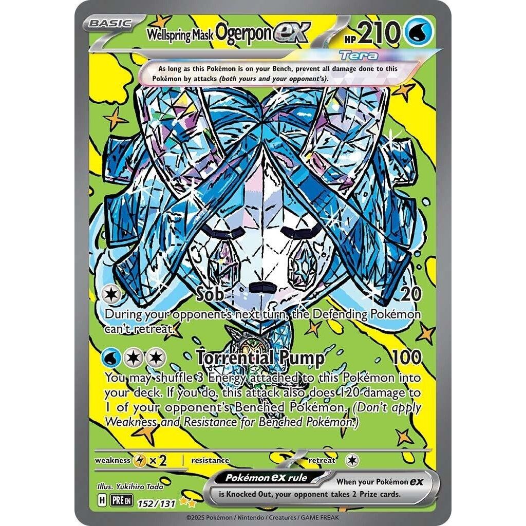 Wellspring Mask Ogerpon ex (152/131) (PRE)