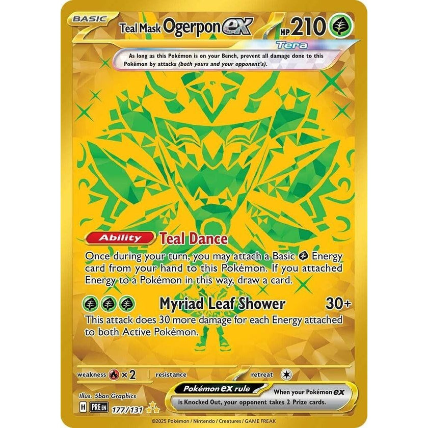 Teal Mask Ogerpon ex (177/131) (PRE)