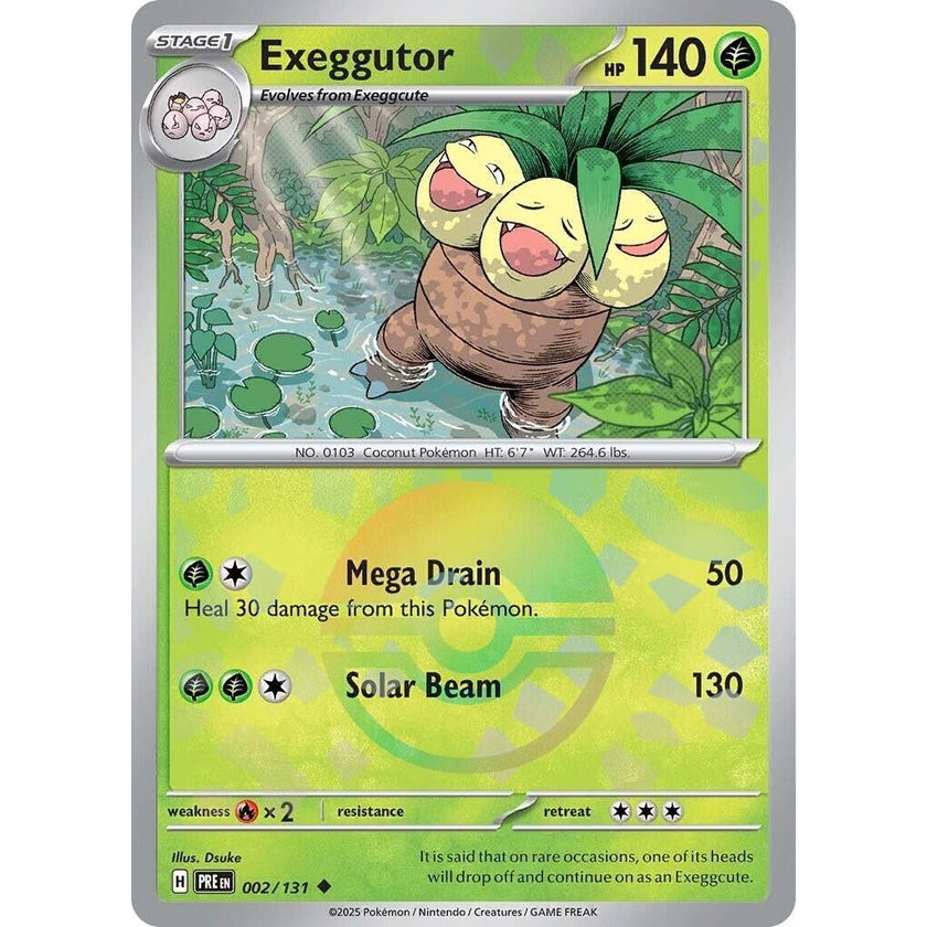 Exeggutor (Poke Ball Pattern) (002/131) (PRE)