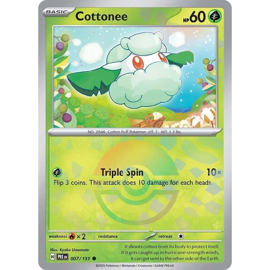 Cottonee (Poke Ball Pattern) (007/131) (PRE)