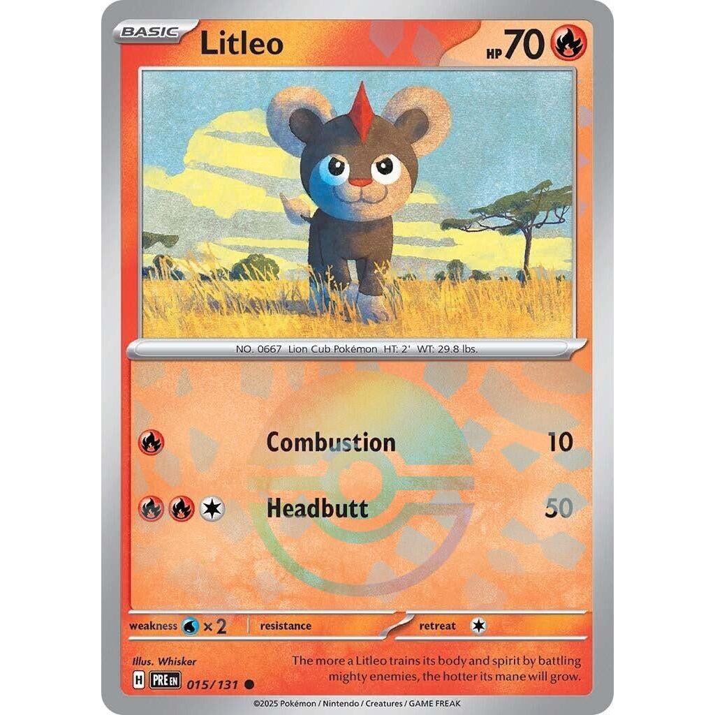Litleo (Poke Ball Pattern) (015/131) (PRE)