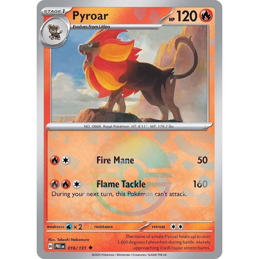 Pyroar (Poke Ball Pattern) (016/131) (PRE)