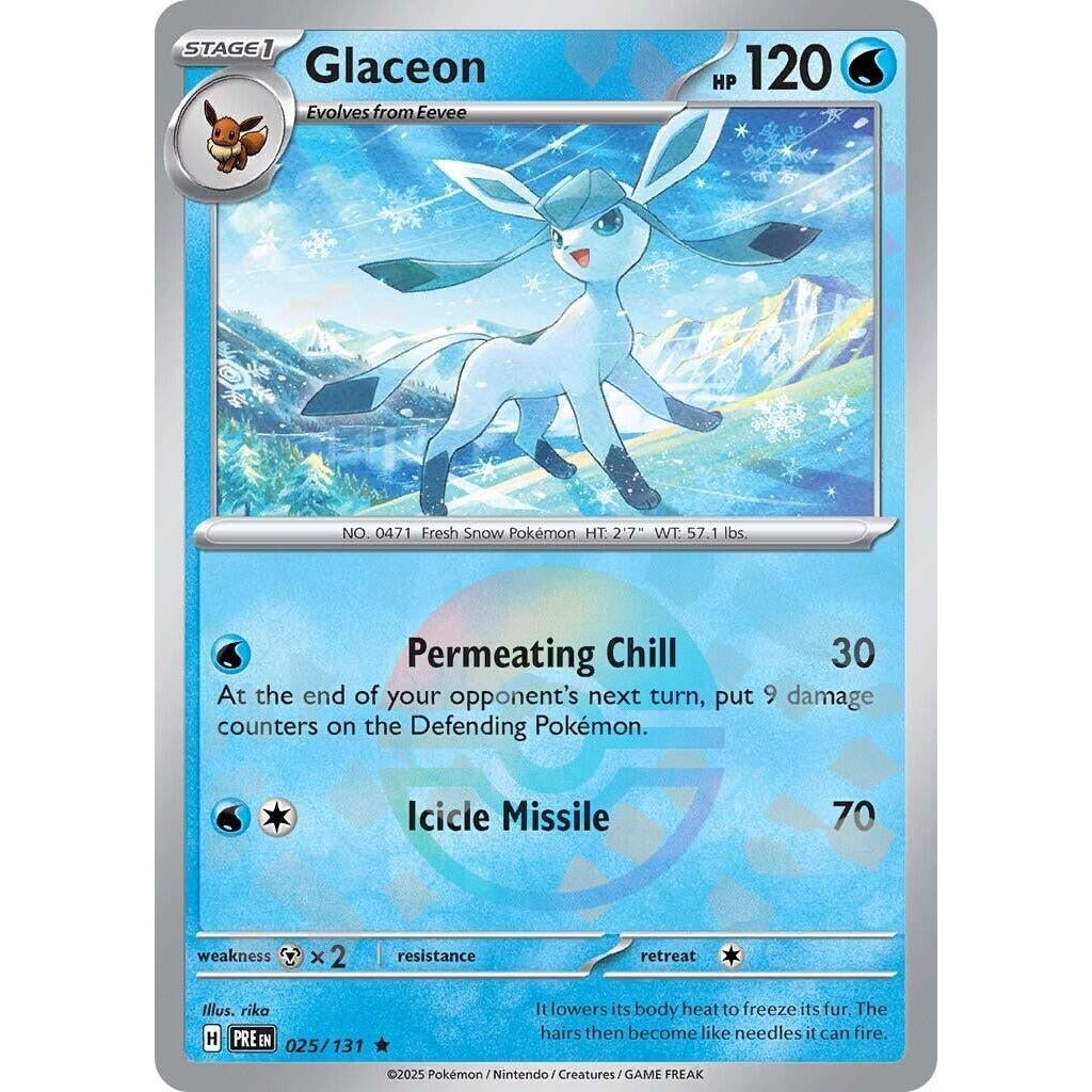 Glaceon (Poke Ball Pattern) (025/131) (PRE)