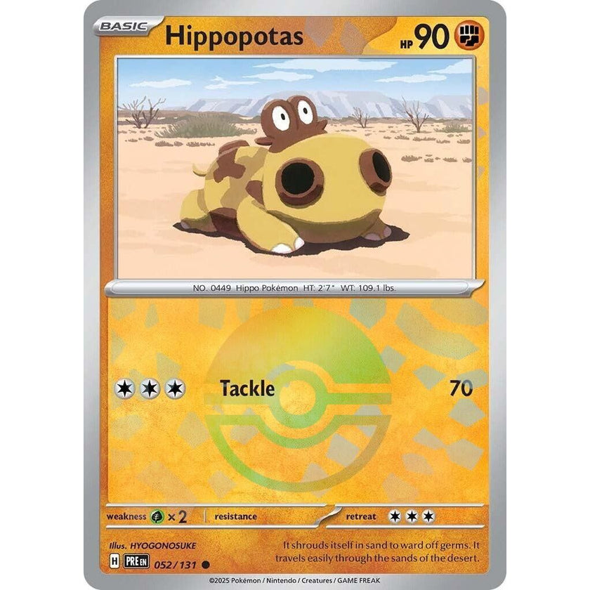 Hippopotas (Poke Ball Pattern) (052/131) (PRE)