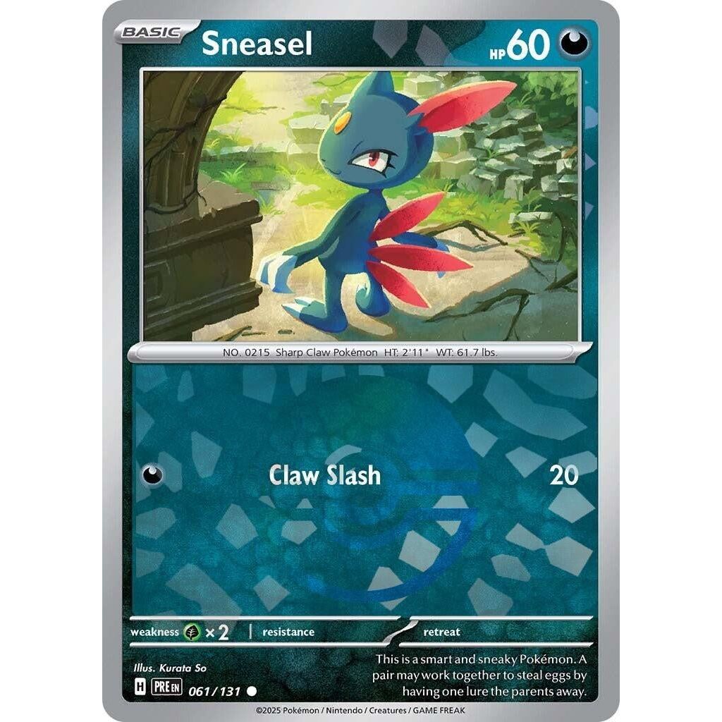 Sneasel (Poke Ball Pattern) (061/131) (PRE)