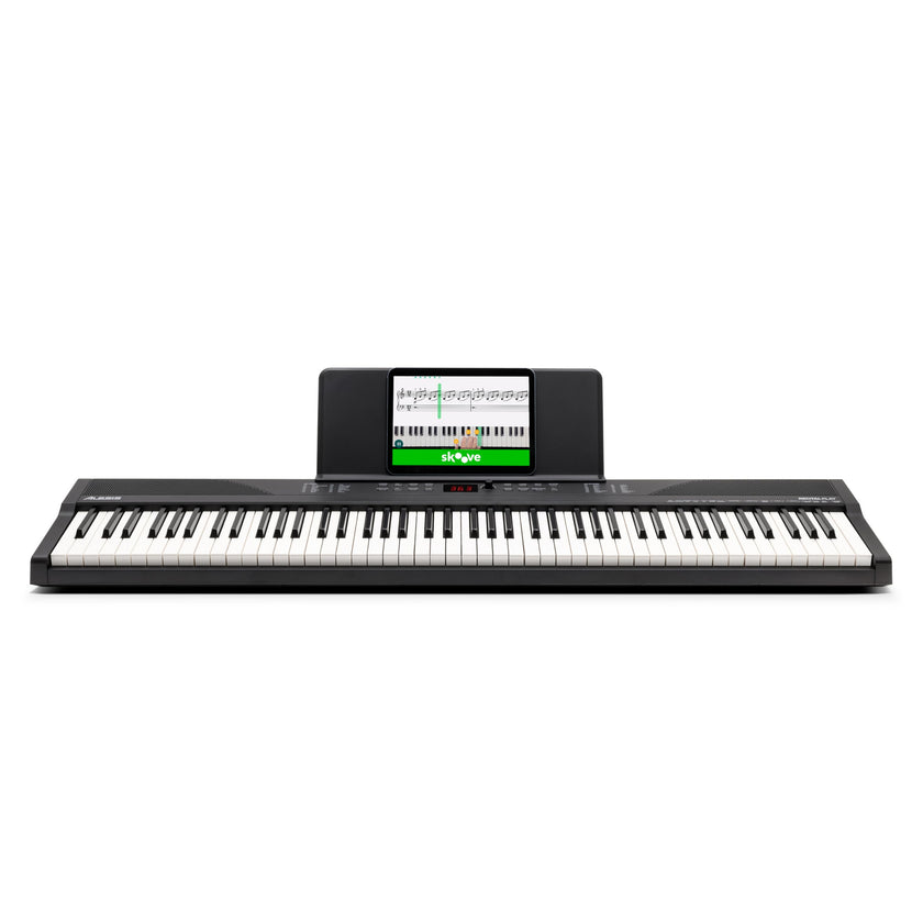 Alesis 88 Key Keyboard Piano with 480 Sounds, Speakers, USB MIDI, Carry-Bag, Stand, Headphones, Pedal and Piano Lessons for Beginners 🍁 All In One Marketplace Canada