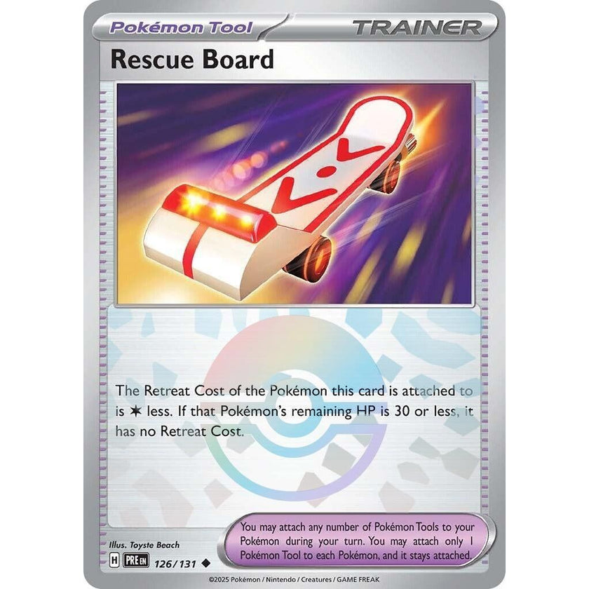 Rescue Board (Poke Ball Pattern) (126/131) (PRE)