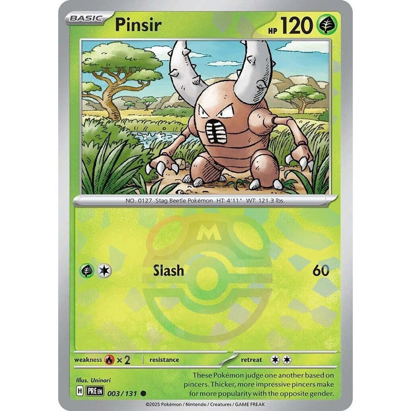 Pinsir (Master Ball Pattern) (003/131) (PRE)