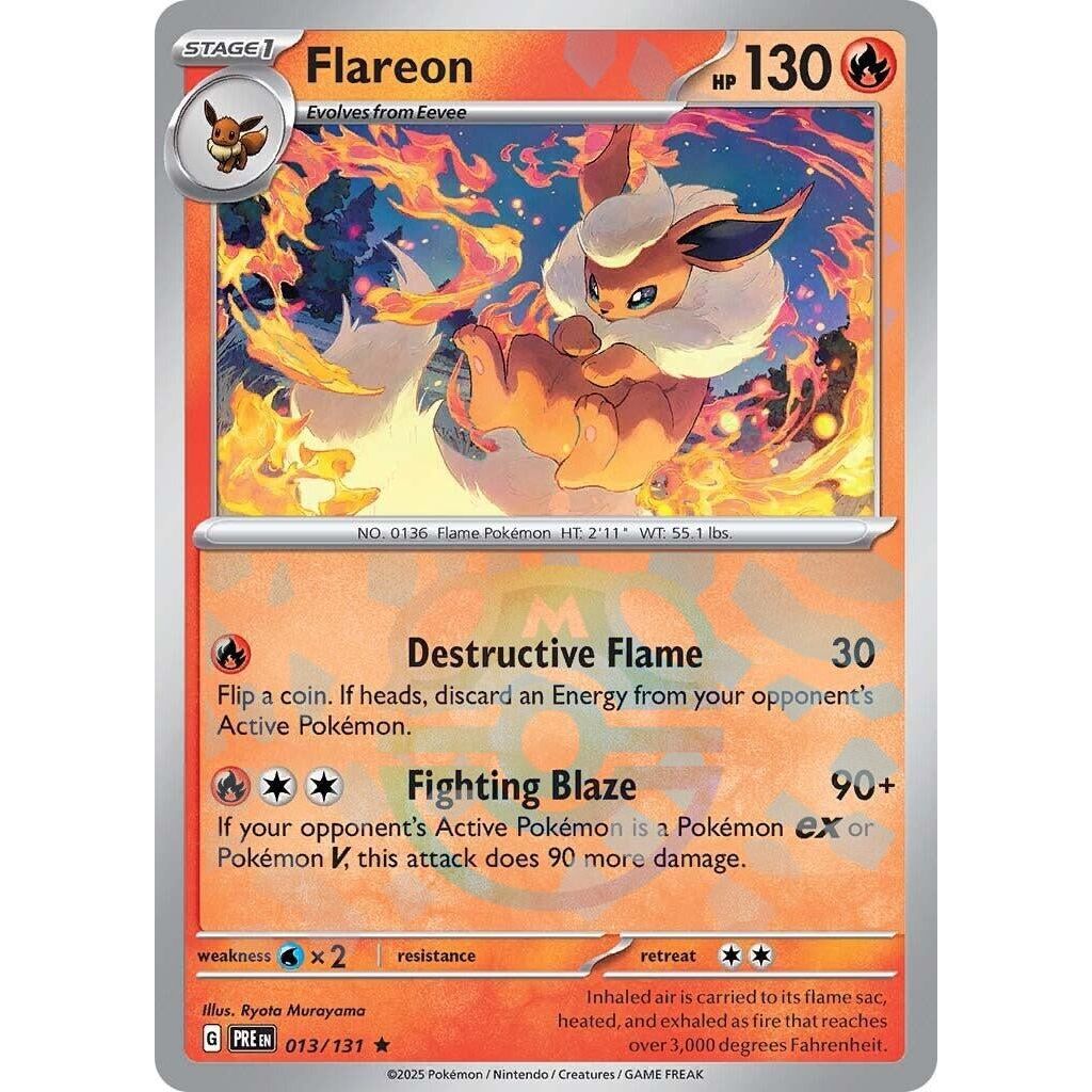 Flareon (Master Ball Pattern) (013/131) (PRE)