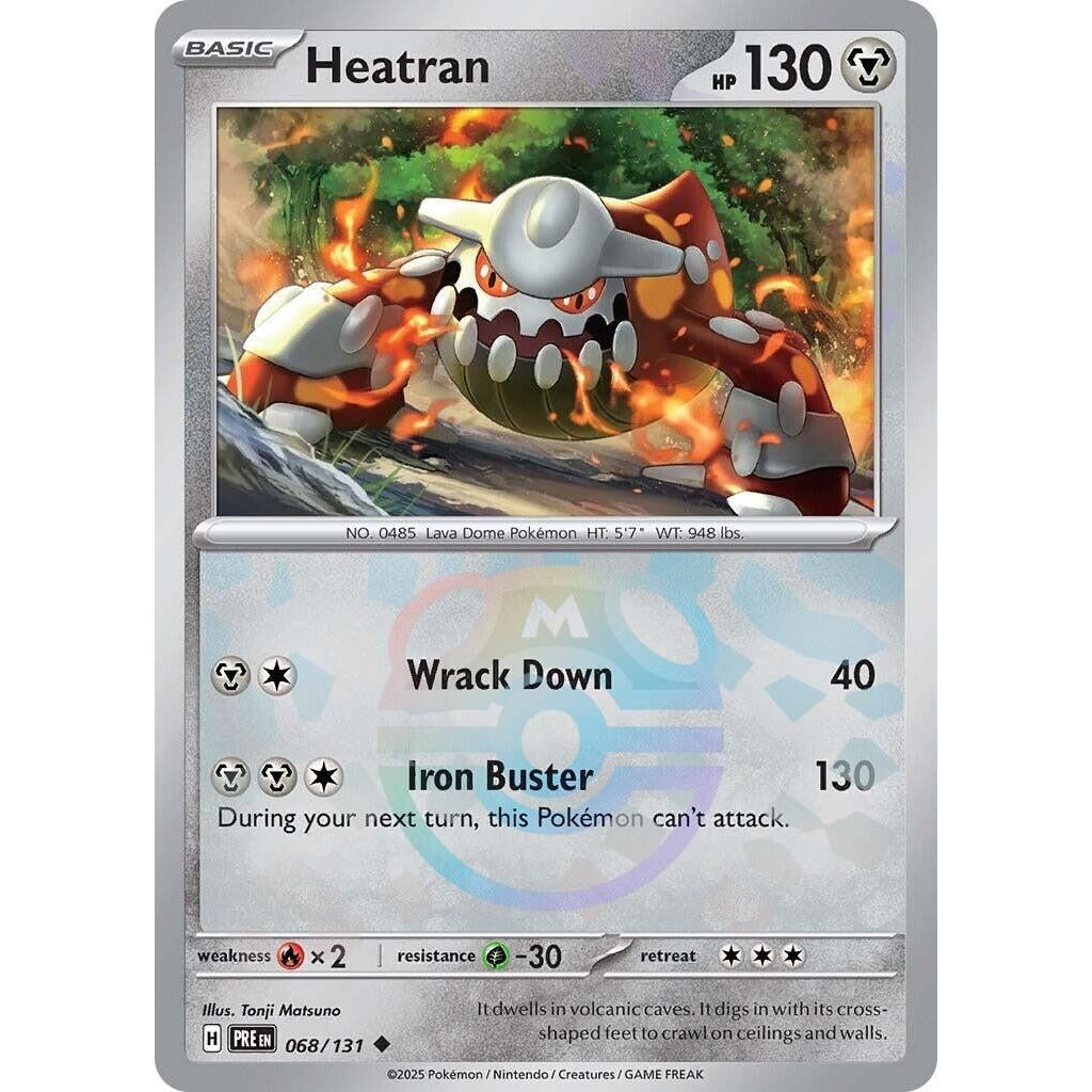 Heatran (Master Ball Pattern) (068/131) (PRE)