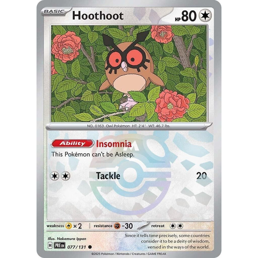 Hoothoot (Master Ball Pattern) (077/131) (PRE)