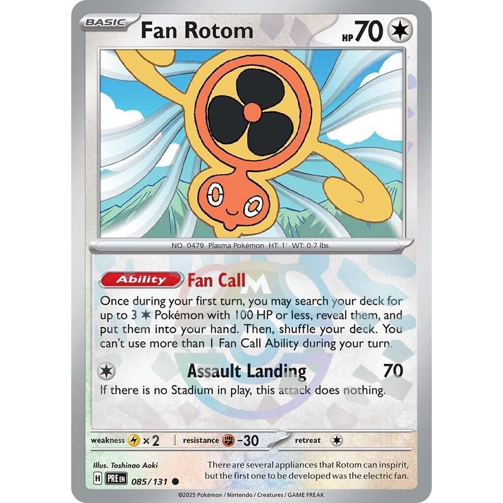 Fan Rotom (Master Ball Pattern) (085/131) (PRE)