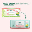 Aleva Naturals Bamboo Baby Sensitive Wipes- Natural and Organic Formula, Hypoallergenic, Biodegradable, Extra Strong and Ultra-Soft, Perfume Free Diaper Wipes - New Eco-Friendly, Sustainable Packaging- 72 Count X 6= 432 Wipes Total