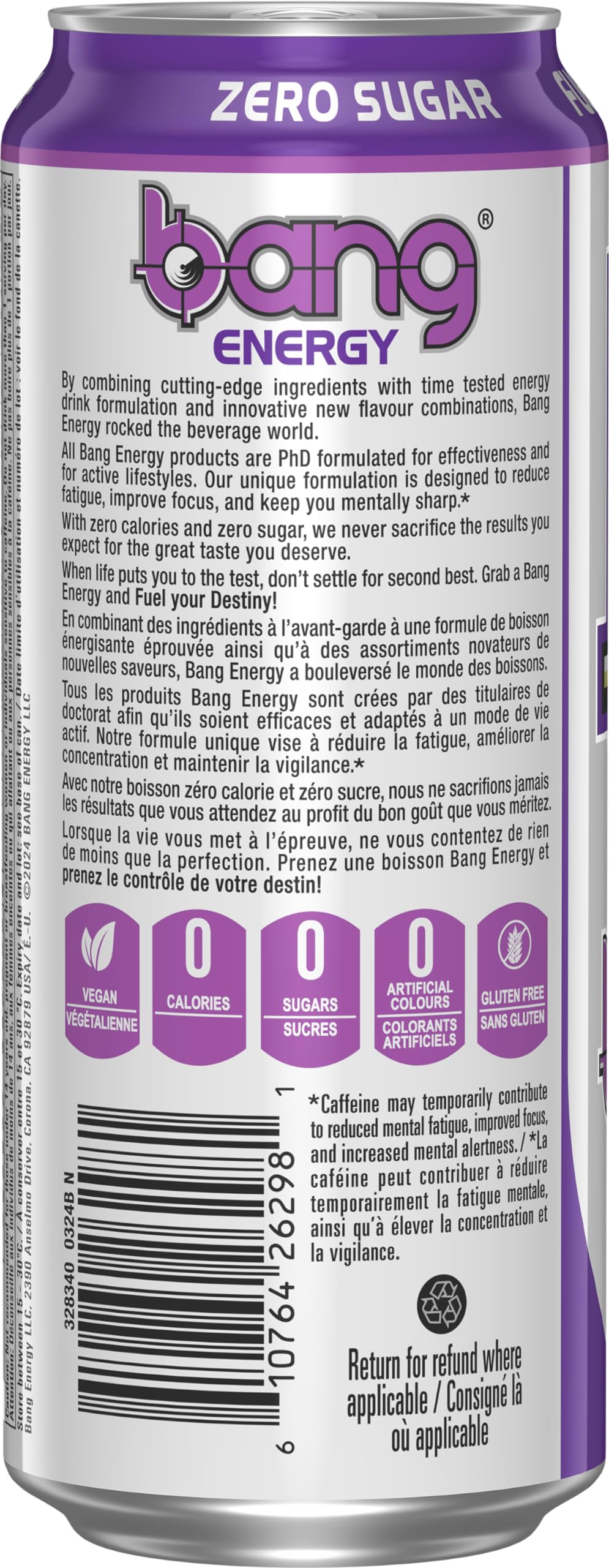 Bang Energy - Purple Haze (473ml)