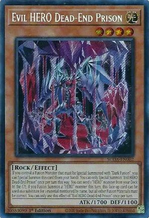 Evil HERO Dead-End Prison (SUDA-EN002) - Supreme Darkness 1st Edition