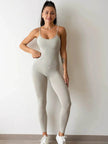 Spaghetti Strap One piece Unitard Bodysuit Jumpsuit