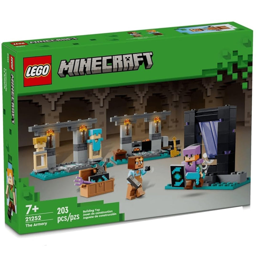 LEGO Minecraft The Armory Building Set, Includes Popular Minecraft Figures Alex and Armorsmith, Action Toy for Gamers and Kids, Gift for Boys and Girls 7 Years Old and Up, 21252 🍁 All In One Marketplace Canada