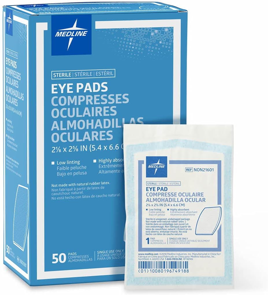 Medline Sterile Eye Pads | 1 5/8