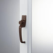 Ideal Security Model 910 Classic Push Button Handle with Latch for Storm Door and Screen Door, Brown 🍁 All In One Marketplace Canada