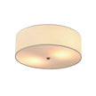 Globe Electric 60998 Kyle 2-Light Flush Mount Ceiling Light, Matte Brass, White Linen Shade 🍁 All In One Marketplace Canada