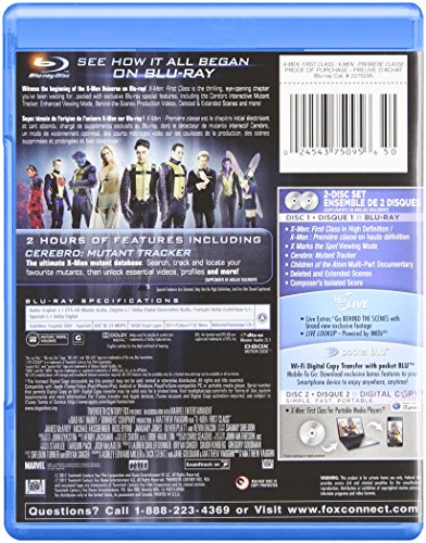 X-Men: First Class - Blu-Ray