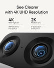 eufy Security Indoor Cam S350, Dual Cameras, 4K UHD Resolution Security Camera with 8× Zoom and 360° PTZ, Human/Pet AI, Ideal for Baby Monitor/Pet Camera/Home Security, Dual-Band Wi-Fi 6, Plug in 🍁 All In One Marketplace Canada