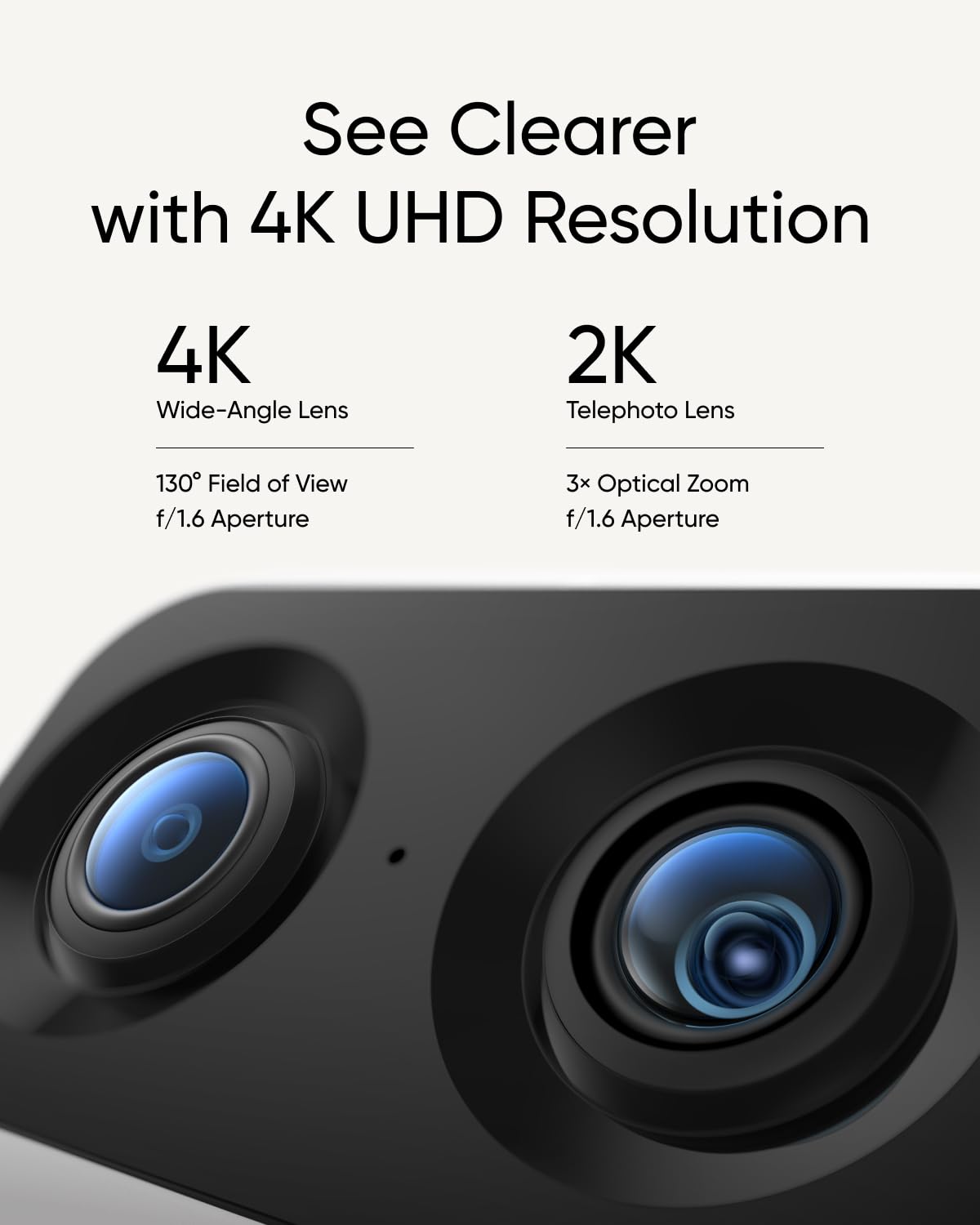 eufy Security Indoor Cam S350, Dual Cameras, 4K UHD Resolution Security Camera with 8× Zoom and 360° PTZ, Human/Pet AI, Ideal for Baby Monitor/Pet Camera/Home Security, Dual-Band Wi-Fi 6, Plug in 🍁 All In One Marketplace Canada