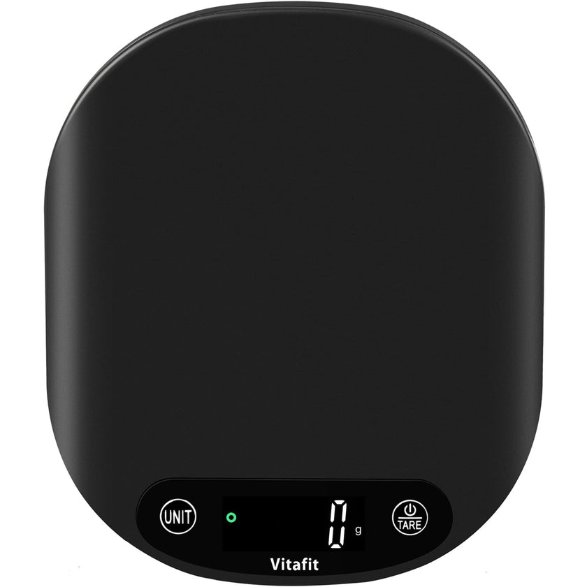 Vitafit 33lb Food Scale, High Accuracy 0.1oz by Our Professional Scale Factory Since 2001, Food Scale Digital Kitchen for Cooking Baking Coffee, LED Display, 3xAAA Battery, Black 🍁 All In One Marketplace Canada