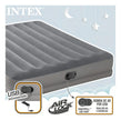 INTEX 64114E Dura-Beam Standard Prestige Air Mattress: Fiber-Tech – Queen Size – Built-in USB Electric Pump – 12in Bed Height – 600lb Weight Capacity 🍁 All In One Marketplace Canada