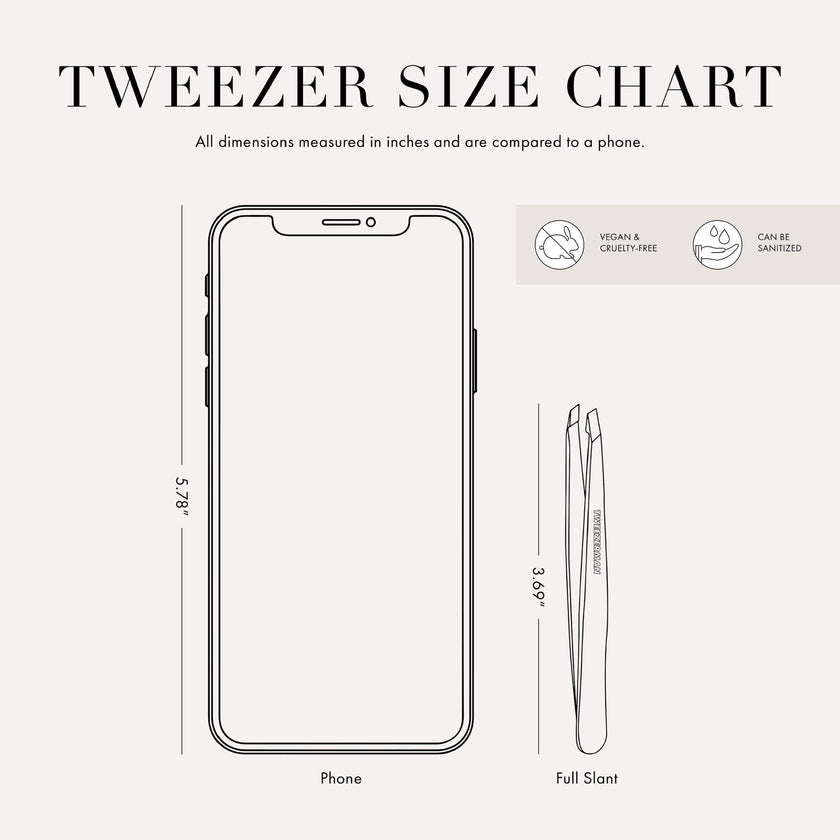 Tweezerman Exclusive Evening Blue Slant Tweezer - Hair Removal Tweezers, Stainless Steel 🍁 All In One Marketplace Canada