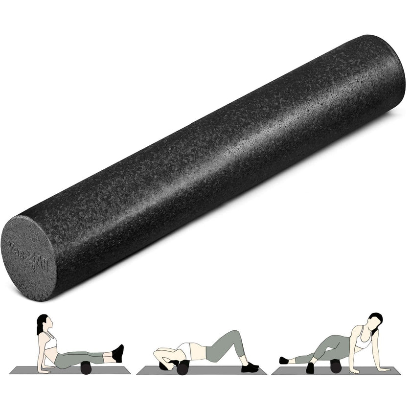 Yes4All EPP Exercise Foam Roller – Extra Firm High Density Foam Roller – Best for Flexibility and Exercises (36 inch, Black) 🍁 All In One Marketplace Canada
