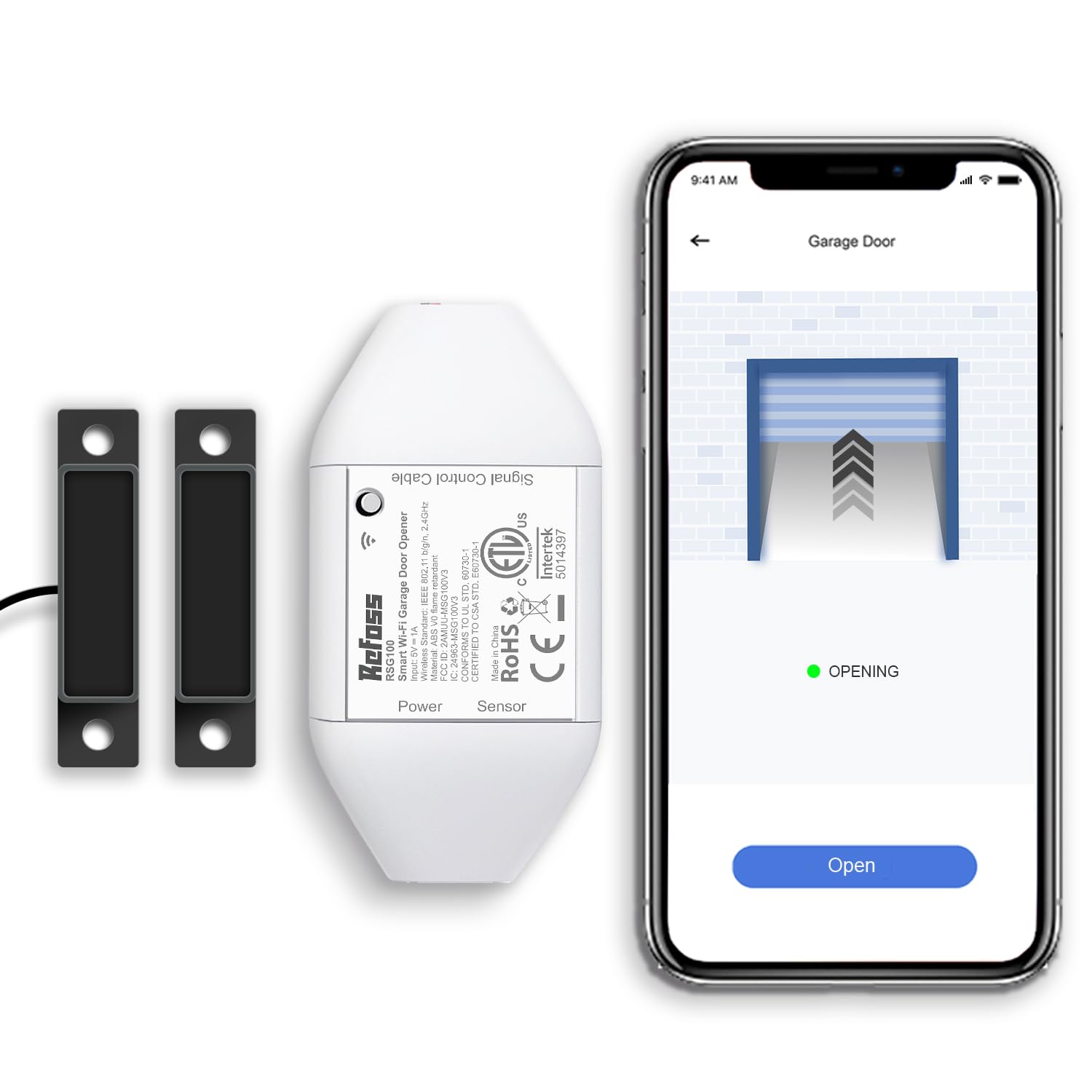 Refoss Smart Wi-Fi Garage Door Opener, Compatible with Google Assistant, Alexa, APP Remote Control 🍁 All In One Marketplace Canada