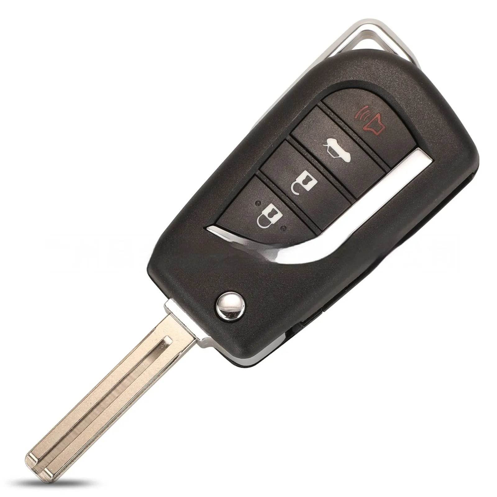 Folding Key Shell Camry Reeling Ruizhi Highlander Remote Control Key Shell 4 Keys