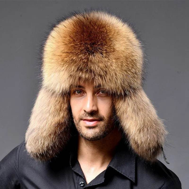 Earmuffs Hat – Winter Warm Windproof Artificial Leather Hat