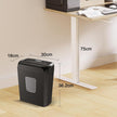 Bonsaii 6-Sheet Crosscut Paper Shredder for Home Use, Small Paper Shredder for Home Office, Portable Document Shredder with 3.4 Gal Wastebasket (C237-B) 🍁 All In One Marketplace Canada