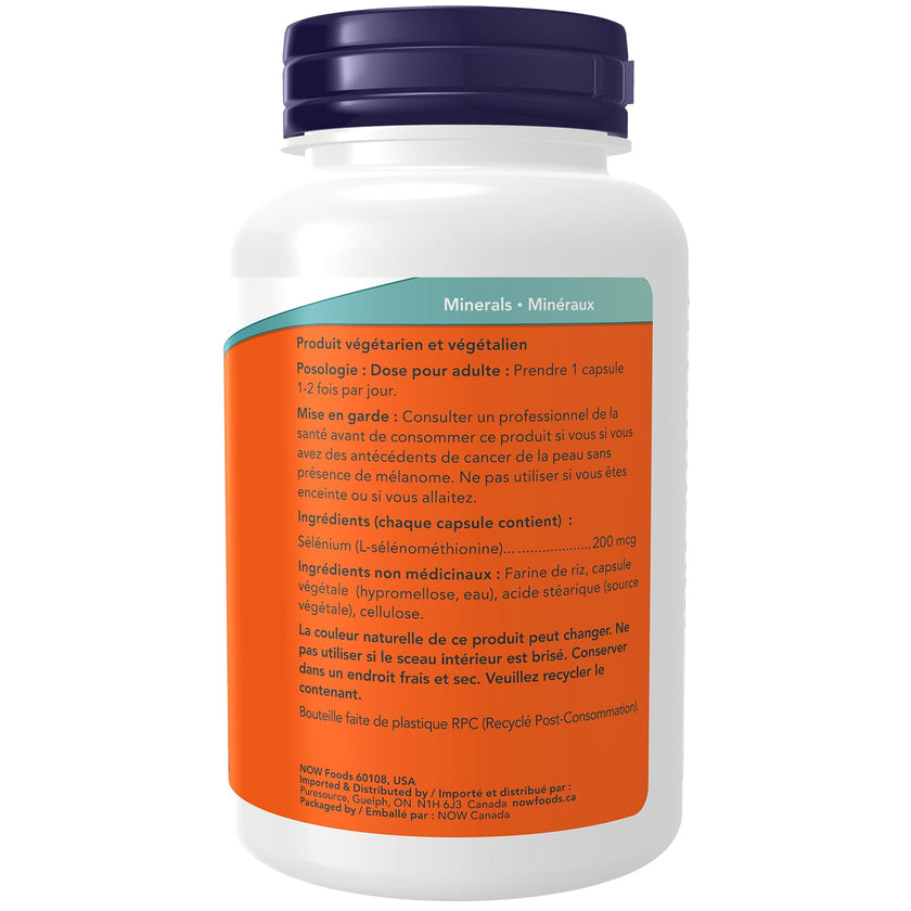 NOW Supplements, Selenium (L-Selenomethionine) 200 mcg, Essential Mineral, 1800 Veg Capsules 🍁 All In One Marketplace Canada
