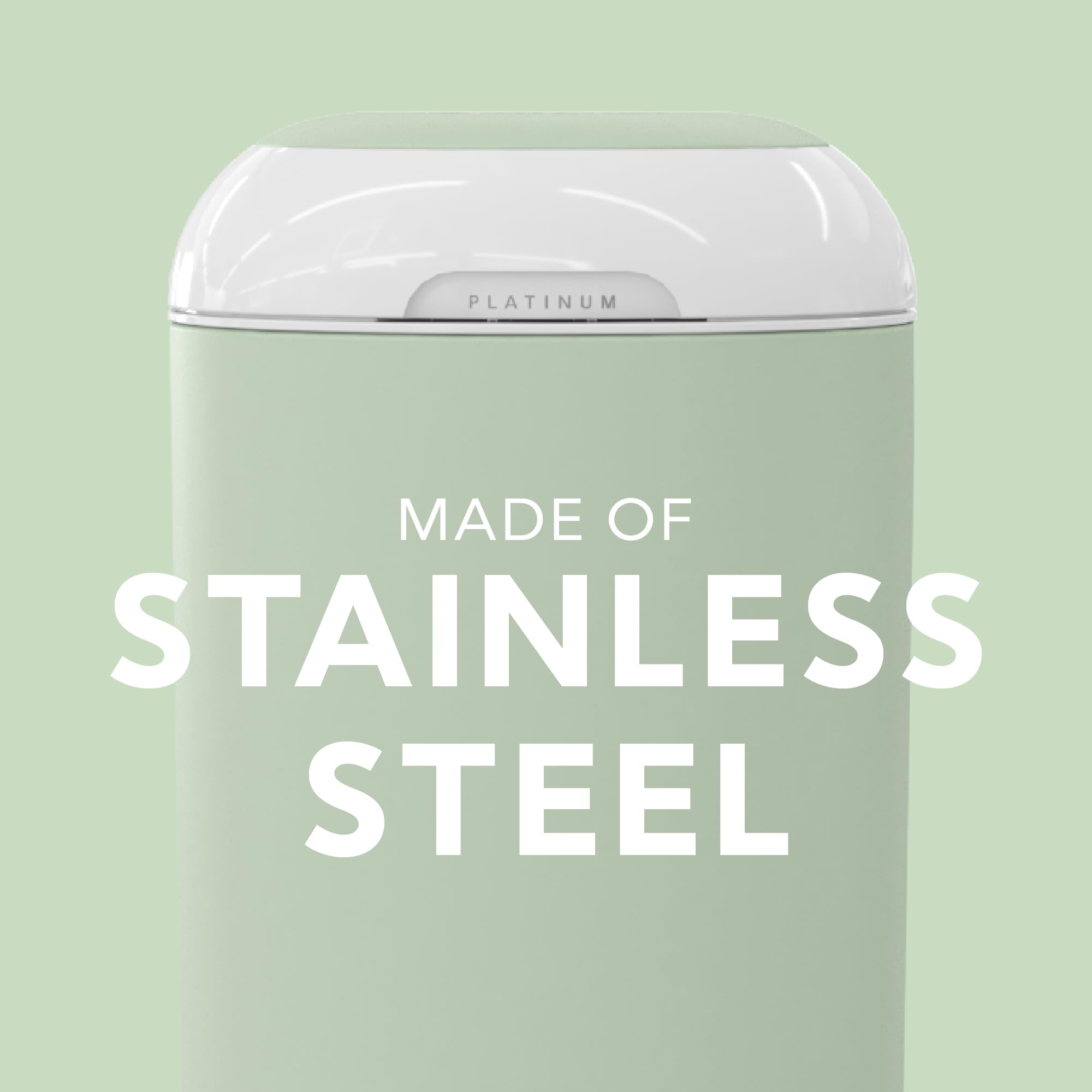 Diaper Genie Platinum Pail with Easy Roll Refill 18 bags, Stainless Steel 🍁 All In One Marketplace Canada