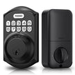 TEEHO TE001 Keyless Entry Door Lock with Keypad - Smart Deadbolt Lock for Front Door with 2 Keys - Auto Lock - Easy Installation - Matte Black 🍁 All In One Marketplace Canada