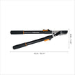 Fiskars Power-Lever Extendable Lopper, 2X Cutting Power, Precision-Ground Blade, 25