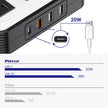 PiSFAU 200W Car Power Inverter, DC 12V to 110V AC Car Plug Adapter Outlet with 4 USB Fast Charging Port, Car Charger Cigarette Lighter Adapter for Laptop 🍁 All In One Marketplace Canada