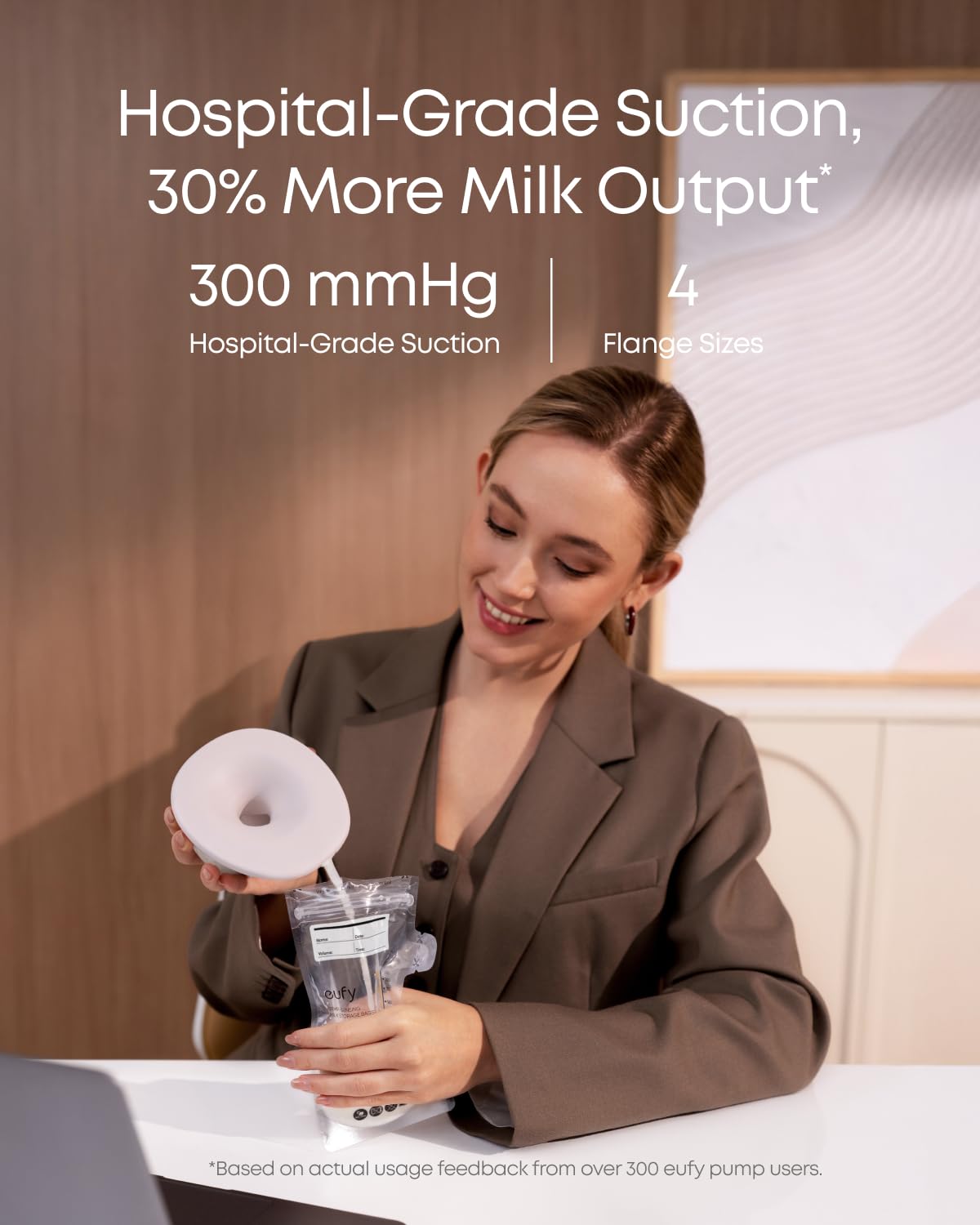 eufy Security Breast Pump Series S1 Pro, Electric Hands-FreeBreast Pump with Heating Technology, Portable Charging Case, App Controlled Smart Rhythm, Hospital-Grade Suction, Leak-Proof and Ultra-Quiet 🍁 All In One Marketplace Canada